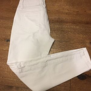 Blue Spice Jeans, White, Size 3, ankle/cropped